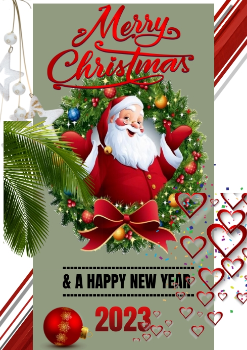 Christmas A4 template
