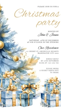 Christmas Digital Display (9:16) template