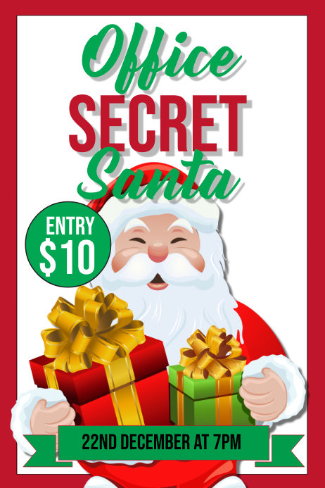 Christmas Poster template