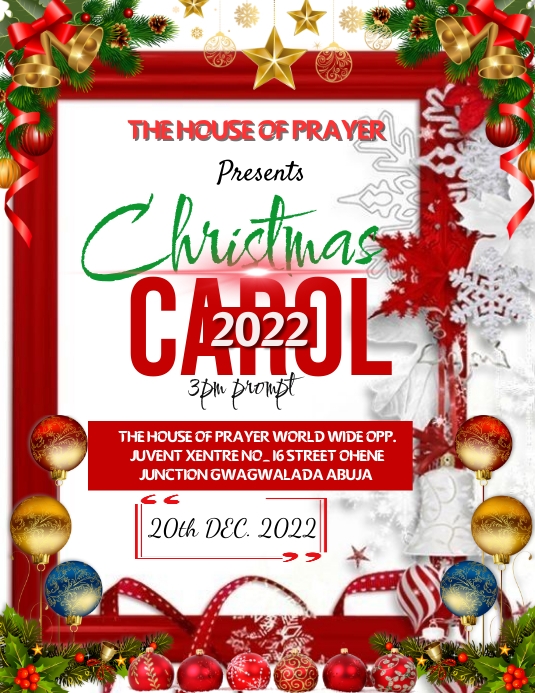 Christmas Folheto (US Letter) template