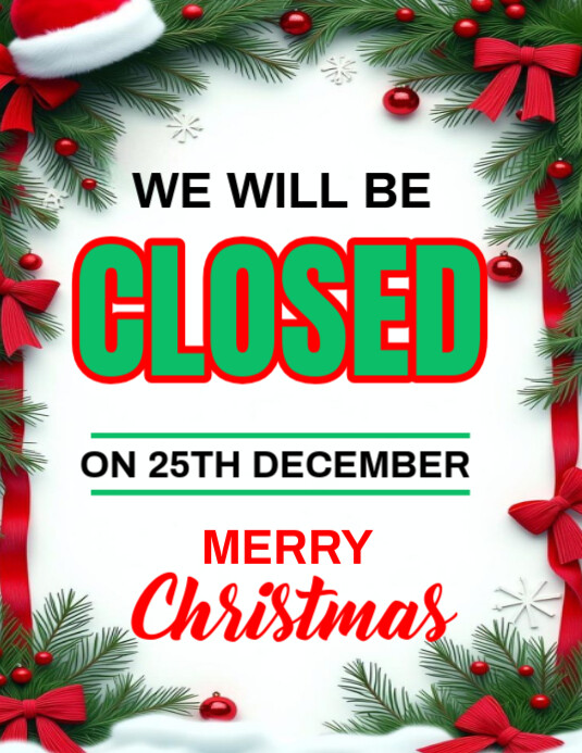 Christmas Flyer (US Letter) template