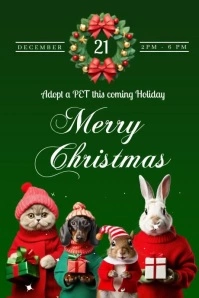 Christmas Poster template