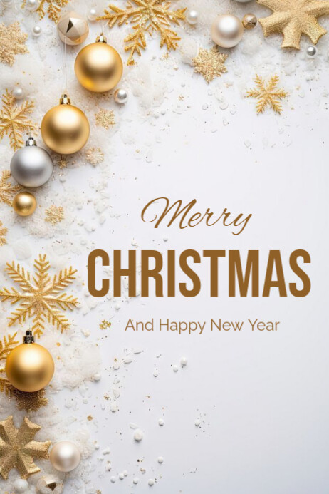 CHRISTMAS Poster template