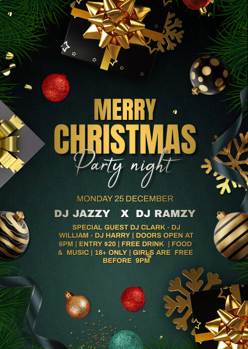 Christmas Template PosterMyWall