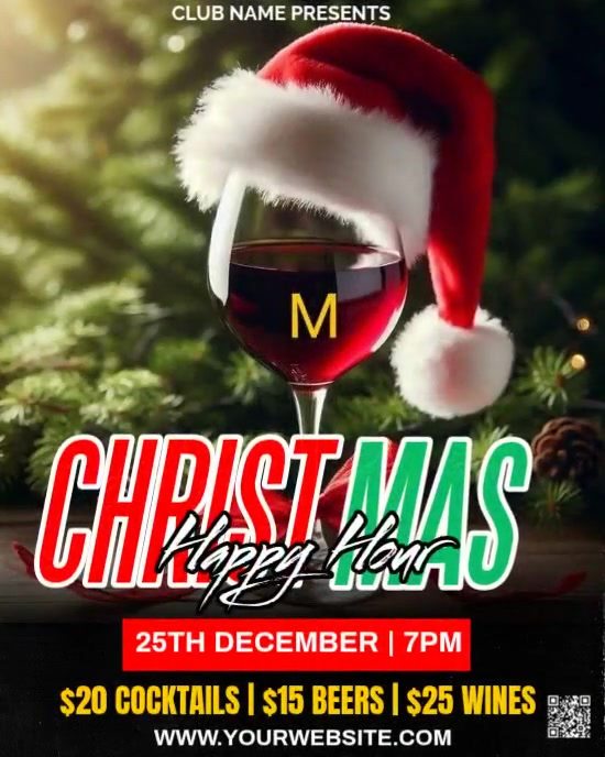 Christmas Instagram Portrait template