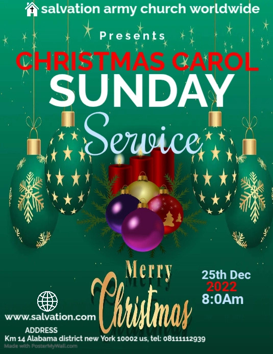 Christmas Template PosterMyWall