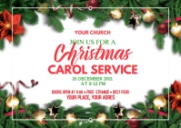 Christmas Postcard template