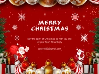 Christmas Yard Sign template