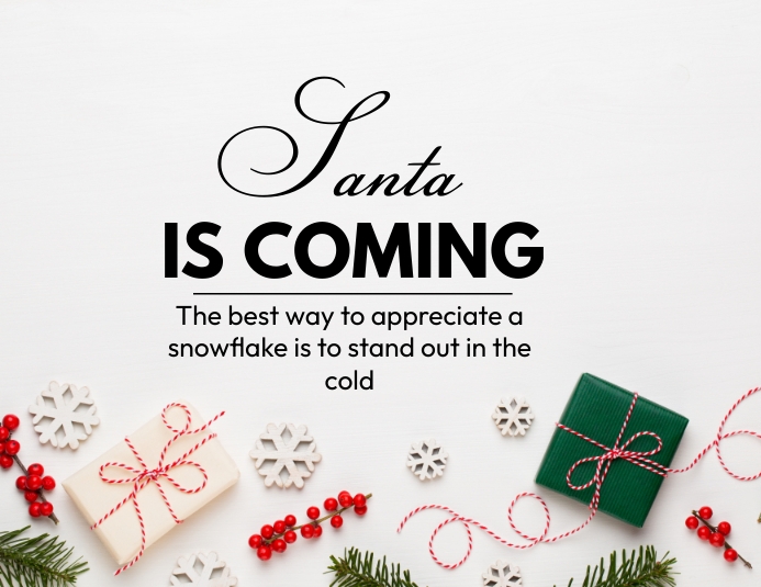 christmas Pamflet (VSA Brief) template