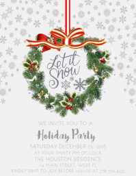 Christmas Elf Birthday Party Invitation Template Postermywall