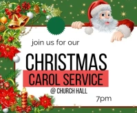 Christmas Umugqa Ophakathi template