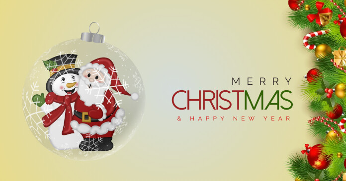 christmas Facebook Shared Image template