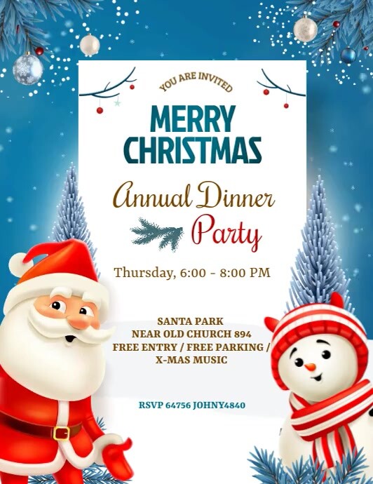 Copy Of Christmas Dinner PosterMyWall copy-of-christmas-dinner-postermywall