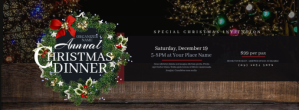 Christmas Dinner Facebook Cover Photo Facebook-coverfoto template