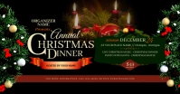 Christmas Dinner Facebook Shared Image template