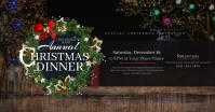 Christmas Dinner Facebook Shared Image template