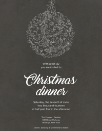 26 310 customizable design templates for christmas dinner event
