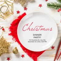 Christmas Dinner Party! Instagram Post template