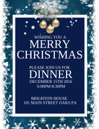 christmas dinner poster christmas dinner poster