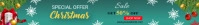 Christmas discount 50% off Esty Banner Transparent do serwisu Etsy template