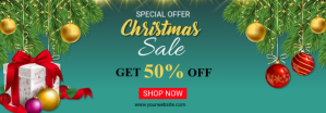 Pirus Christmas Sale Tumblr Banner Template