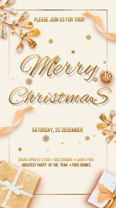 Christmas Display Ekran reklamowy (9:16) template