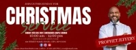 christmas eve celebration flyer poster template Facebook-Cover