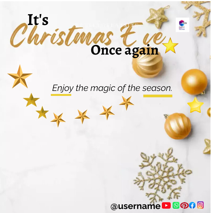 Christmas Eve Template PosterMyWall