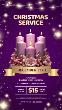 christmas eve Instagram Story template