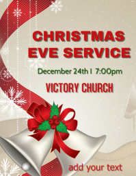 CHRISTMAS CHURCH Template | PosterMyWall