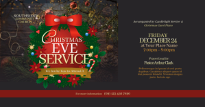 Christmas Eve Service Facebook Shared Image template