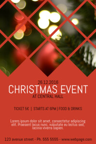 Christmas Carol Concert Poster Template Christmas Carol Concert Poster Template