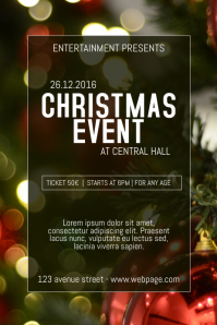 12 450 customizable design templates for christmas christmas concert poster template