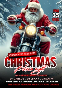 christmas events A3 template