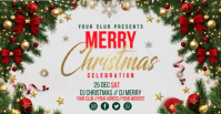 Christmas Facebook Event Cover Okładka wydarzenia na Facebooku template