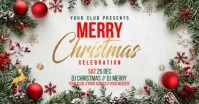 Christmas Facebook Event Cover Facebook-Veranstaltungscover template
