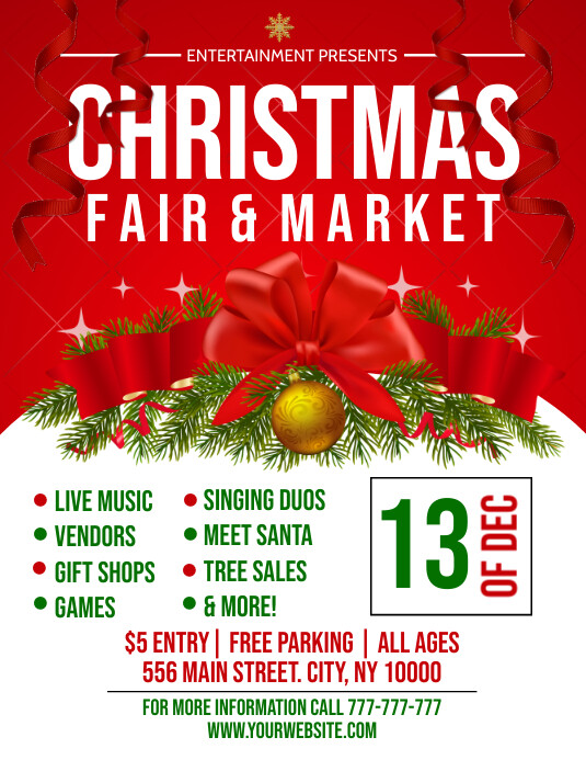 Christmas Fair & Market PosterMyWall