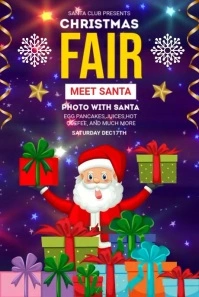 Christmas Fair market Pinterest Graphic template