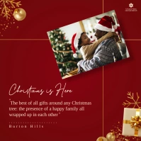 Christmas Family Quote Instagram Post template