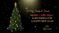 Christmas FB Card Facebook Cover Video (16:9) template
