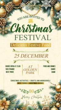 Christmas Festival Umbukiso Wedijithali (9:16) template