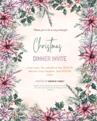 Christmas Festival Instagram Portrait template