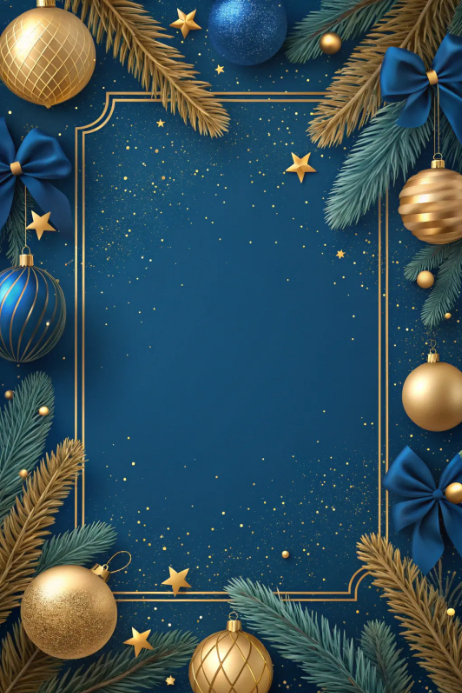 Plantilla de Christmas Festive Frame Template | PosterMyWall