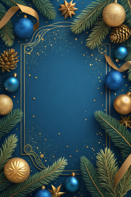 Festive Invitation Example Christmas Festive Invitation Card Template | PosterMyWall