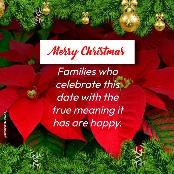 Christmas Flowers Template PosterMyWall christmas-flowers-template-postermywall