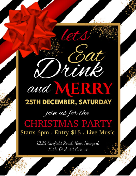 christmas flyer, christmas, merry christmas Ulotka (US Letter) template