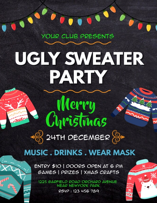 christmas flyer, christmas, merry christmas template