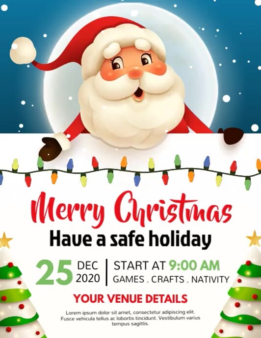 christmas flyer, christmas, merry christmas template