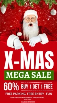 Christmas Flyer Historia de Instagram template