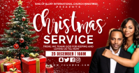 Christmas flyer Facebook Shared Image template